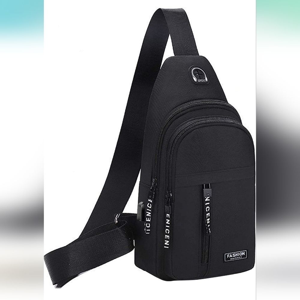 Sling Bag Backpack for Men Women Waterproof Strap Bag Crossbody Chest Bag